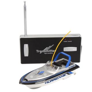 Pro Blue Radio RC Remote Control Super Mini Speed Boat Dual Motor Kids Toy