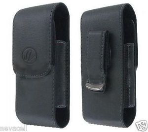 Leather Case Pouch Holster w Belt Clip for Sprint Kyocera Duramax Duraxt E4277