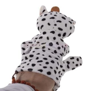 Black White Milk Cow Hand Finger Puppet Soft Comfortable Preschool Kids Toys New