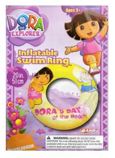 Childrens Kids Cartoon Character Inflatable Swim Ring Beach Ball Arm Bands Pool