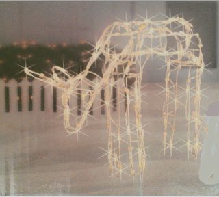 Animated Lighted Animated Deer Reindeer Christmas Yard Display