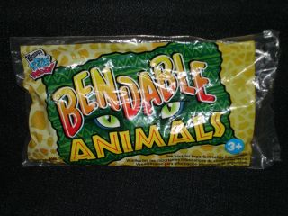 Wendy's Kids Meal Toy "Bendable Animals" Giraffe 2004 SEALED
