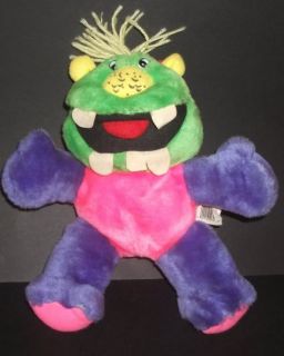 Vintage Kuddlee Uglee Zugly My Pet Monster Plush Toy G7