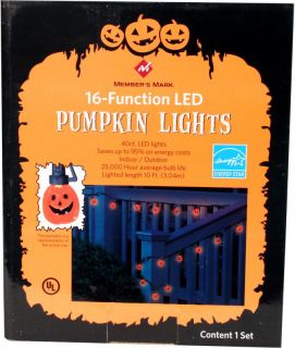 Everstar 16 Function LED Pumpkin Lights Halloween 40ct Electronic 95 Energy