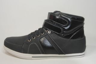 Delli Aldo Italian Style Men's Velcro Boots Black 206 5002 New
