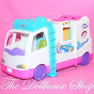New Beach Vacation Mobile Home RV Campervan Fisher Price Loving Family Dollhouse