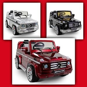 Licensed Mercedes G55 Ride on Toy Car 12V Battery Power Wheels Remote Control RC