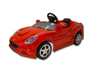 New Red Kids Ferrari Battery Operated Childs Electric Ride on Sports Car Toy