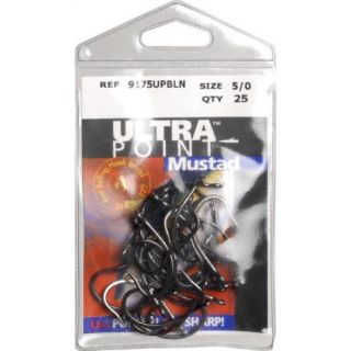 Mustad O'Shaughnessy Live Bait Hook 25 Pack Size 5 0 Opti Angle Needle Point