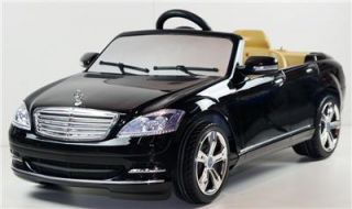 Licensed Mercedes s Class S600 Kids Ride on Power Wheels Battery Toy Car Black