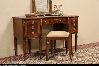 French Style 1930's Writing Desk or Dressing Table Chair