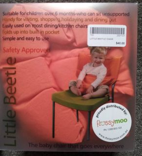 Little Beetle Portable Baby Travel High Chair Seat Never Used Usually $40