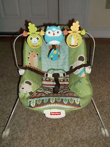 Fisher Price Forest Run Bouncer Baby Chair Battery Included