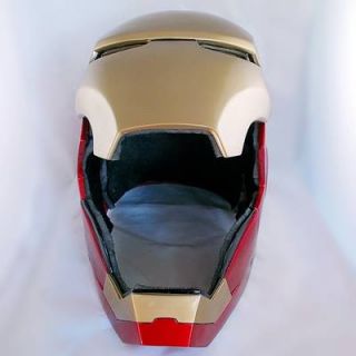 Ships Free Iron Man Open Face Lighted Eyes Helmet Painted Scale 1 1 New Hero