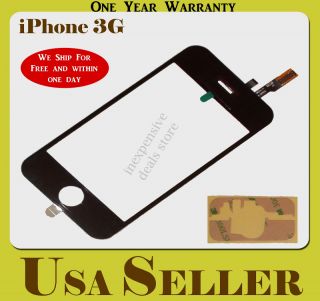 iPhone 3G LCD Digitizer Glass Touch Screen and Adhesive