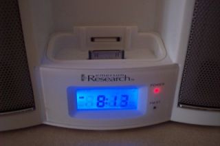 Emerson Research iPod Am FM Alarm Clock Radio Dock