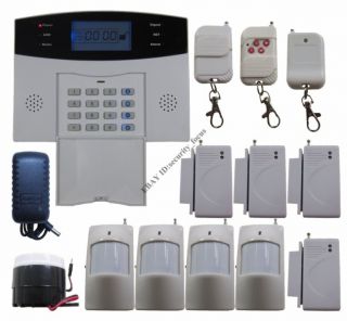 J08 108 Zones Wireless Voice PSTN Home Security Alarm Burglar System Auto Dial