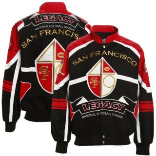 San Francisco 49ers Black Legacy Vintage Heavyweight Canvas Jacket
