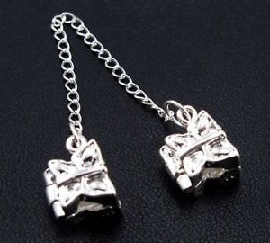 5X Silver Butterfly Safety Chain Stopper Beads Clip Lock Fit Charm Bracelet ★B52