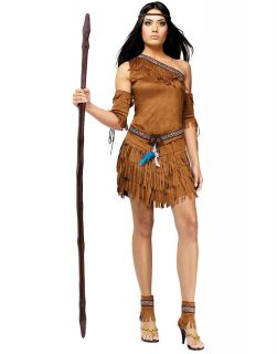 Sexy Native American Indian Princess Dress Women Fancy Halloween Costume Small