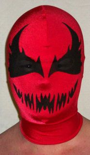 New Venom Carnage Mask Halloween Costume Comic Hood