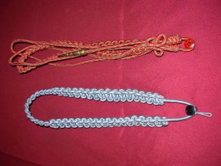 Vintage Light Blue Red with Green Soldiers Lanyards Post War Era