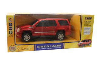 GK Racer Series Cadillac Escalade 1 16 Scale Full Function Radio Control Red