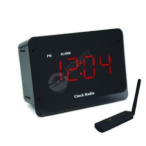 Wireless WiFi Alarm Clock Radio Hidden Camera IP Internet USB Spy Nanny Cam New