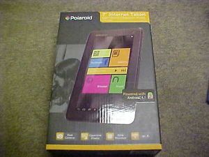 Polaroid 7" Internet Tablet Dual Camera PMID706 bgl with Stand New Android 4 1