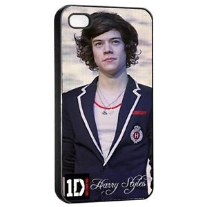 New 1D One Direction Harry Styles iPhone 4 4S Black Case