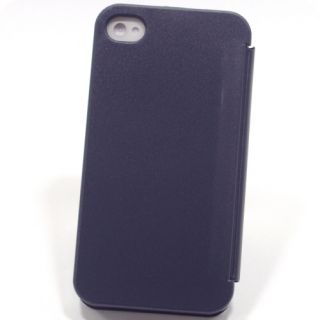 Apple iPhone 4 4S PU Leather Flip Case Slim Cover Pouch Protector Diary TF Navy