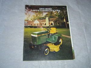 John Deere 430 420 318 316 216 214 210 332 Lawn Garden Tractors Brochure