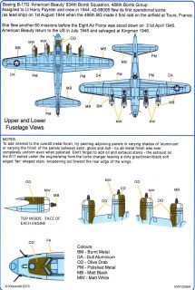 Kits World Decals 1 32 B 17g Flying Fortress American Beauty