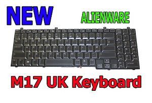 New Dell Alienware Area 51 M17 UK LED Backlit Keyboard MOBL W84017ILLUMUKKB
