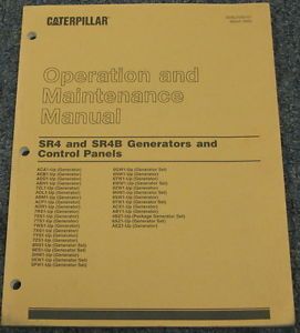 Cat SR4 SR4B Generator Control Panel Operation Maintenance Manual Mar 2000