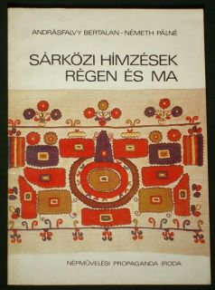Book Hungarian Embroidery Patterns Sarkoz Folk Costume Linen Tablecloth Hungary