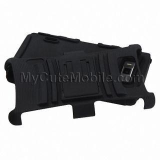 LG Snapshot LS730 Splendor US730 Venice Case Black Hybrid Armor Hard Skin Stand