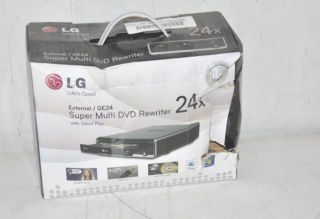 LG GE24LU20 Super Multi External DVD Rewriter Securdisc Lightscribe
