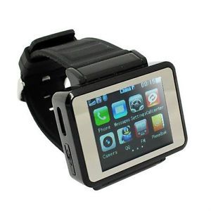 8GB Unlocked Touch Screen Watch Quadband GSM Mobile Cell Phone DV Camera 