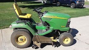 John Deere X485 AWS Lawn Garden Tractor 54" Deck Look NR