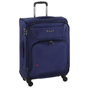 Antler Airstream Large 31" Expandable 4 Wheel Upright Spinner Luggage Navy Blue
