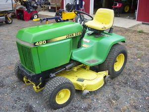 John Deere 420 Garden Tractor Lawn Mower