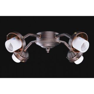 Concord Fans Four Light B8 Fitter in Oil Rubbed Bronze
