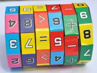 New Math Number Cube Variety Children's Math Educational Toy Multi Activity Cube