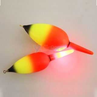 2pcs Bright Electronic LED Night Light Fishing Floats Floater Bobber 1 5 Y2526