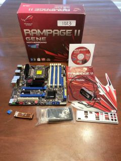 Asus Rampage II Gene LGA 1366 Socket B Intel Motherboard 0610839170081