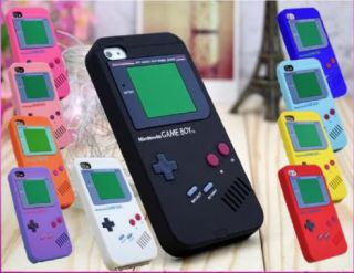 2pcs Soft Nintendo Game Boy Funny Case Cover for Apple iPhone 4 4th 4G 4S