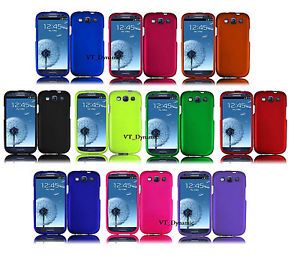 For Samsung Galaxy S3 Rubberized Matte Hard Cell Phone Case Cover Accessory SIII