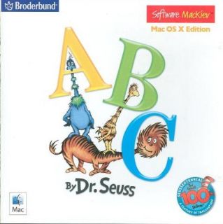 Dr Seuss ABC Software Mackiev Mac OS x CD Alphabet Words Reading Language Game