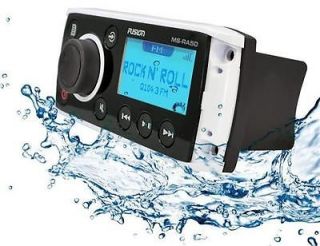 New MSRA50 Fusion Waterproof Marine Radio iPod iPhone Reday Stereo 2 Speakers 019048195579